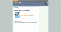 Desktop Screenshot of apcospa.org